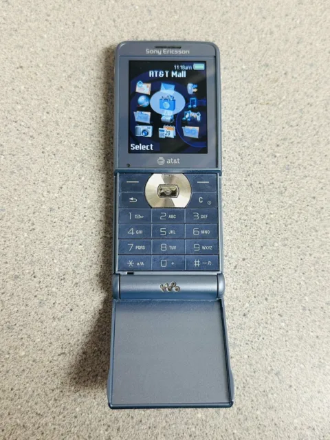 Sony Ericsson w350i Blue Walkman mobile phone Original Cell Phone Works!