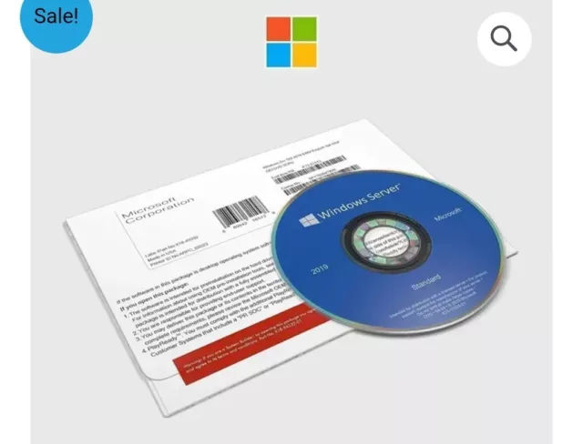 Oem Windows Svr Std 2019 64Bit English 1Pk Dsp Oei Dvd 16 Core Version 1809.2 2