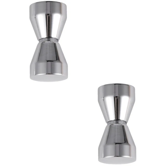2 PIEZAS Manija de ducha de aleación de aluminio Vidrio Puerta de ducha Hogar Perno