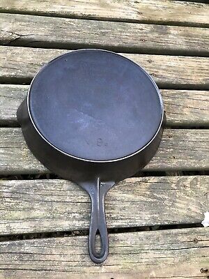 Early Wagner Arc Logo No 9c Cast Iron Skillet
