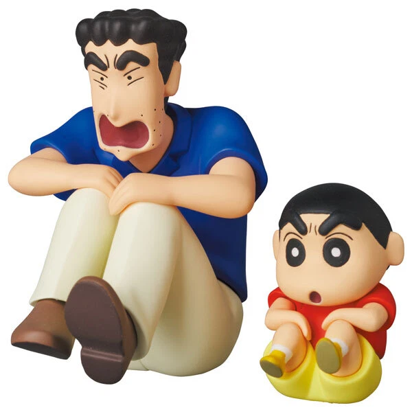 Medicom Ultra Detail Figure 639 Crayon Shin-chan Hiroshi & Shinnosuke Butt Walk