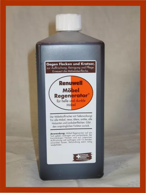 RENUWELL Möbel-Regenerator Möbelpflege 1000 ml  *NEU* 1 Liter  1 L