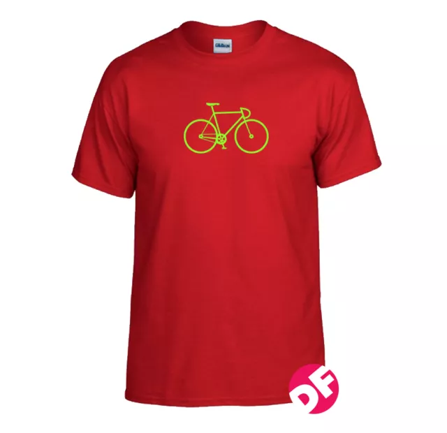 Track Bike Tshirt Velodrome Fixed wheel Fixie Cycle Tour de France Cycling town 3