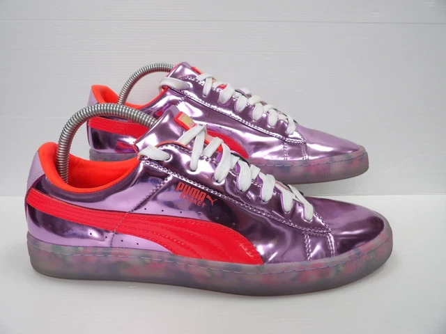 PUMA X SOPHIA Webster Candy Princess Pink Metallic Trainers Size 8