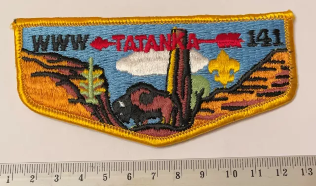 OA Lodge 141 Tatanka S11c Ordeal Buffalo Trail Council Texas Vintage BSA PB