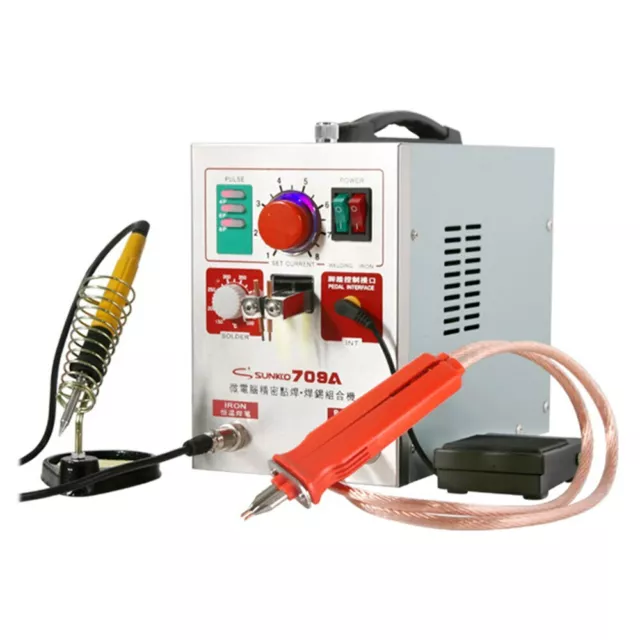 709A Spot Welder 1.9KW Pulse Spot Welding Machine Battery Pack Welding Machine