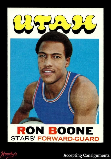 1971-72 Topps #178 Ron Boone RC Rookie UTAH STARS EX - EX/MT