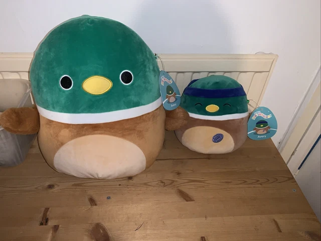 RARE BNWT SQUISHMALLOW Avery the Mallard 16” FuzzMallow Plush One Big ...