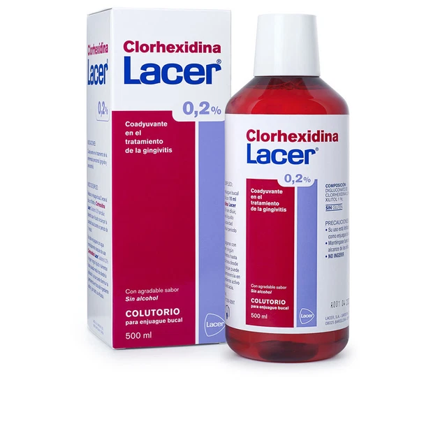 Hygiène Lacer unisex CLORHEXIDINA colutorio 0,2% 500 ml
