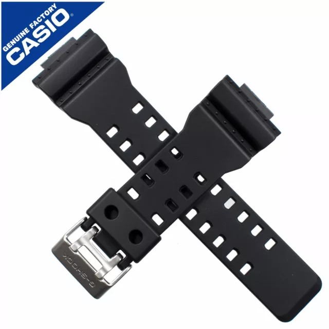 Genuine Casio Watch Strap Band for GA-100 GA-110 G-8900 GA 100 110 G 8900 BLACK