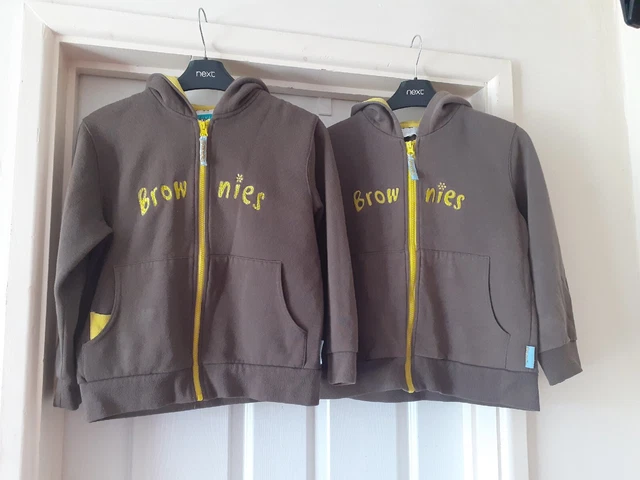 2 X felpe con cappuccio brownies taglia 34 - uniforme David Luke - felpa con cappuccio per ragazze