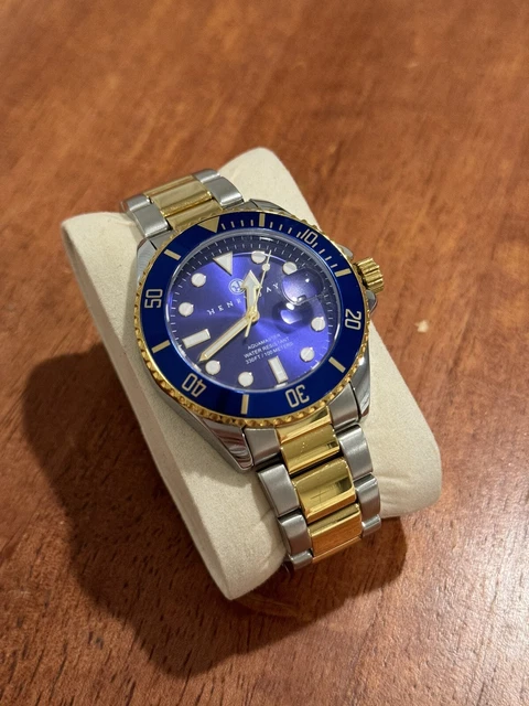 HENRY WATCH DIVER Swiss Watch Vintage COMPRESSOR EUR 30 00