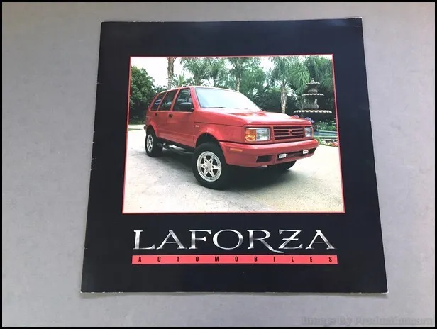 1998 1999 Laforza BIG Vintage Car Sales Brochure Folder - Ford Rayton Fissore