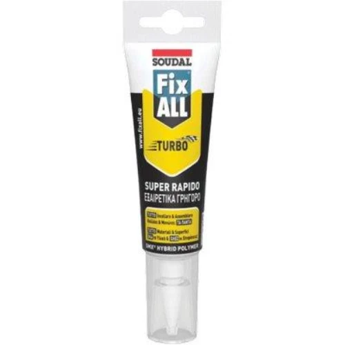 Fix all turbo tubetto soudal bianco ml 125 (2 pezzi) Soudal