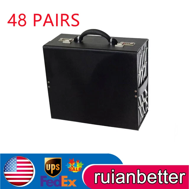 48 Pairs Sunglasses Display Case Eyewear Suitcase Eyeglasses Household Organizer