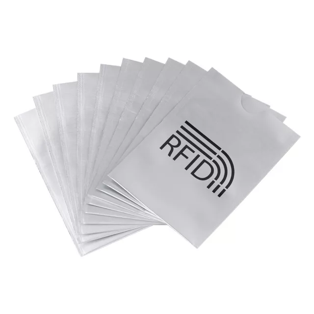 ALUMINIUM ANTI RFID Wallet Cards Protector Sleeve ID Bank Card Case ...