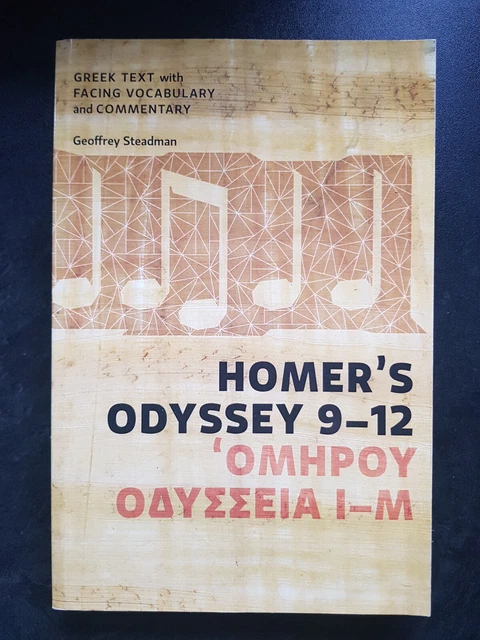 HOMER S ODYSSEY 9 12 Greek Text With Vocabulary And Commentary 
