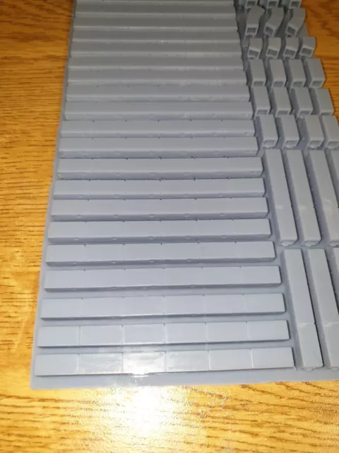 Oo Gauge concrete cable trunking ducting 3d printed  unpainted