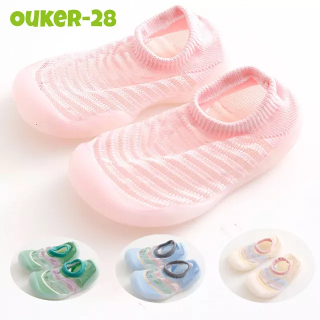 Infant Newborn Boys Girls Toddlers Mesh Summer Breathable Baby Sock Shoes 0-18M