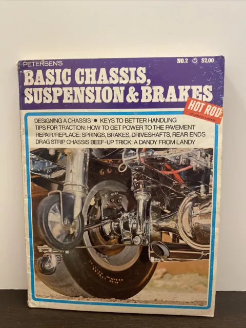 Petersen's Basic Chassis Suspension & Brakes No.2 Second Printing 1971 051420DBE