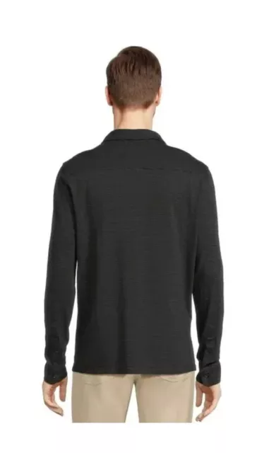 GEORGE SUPER SOFT Men’s Knit Button Up Shirt Long Sleeve NEW $15.99 ...