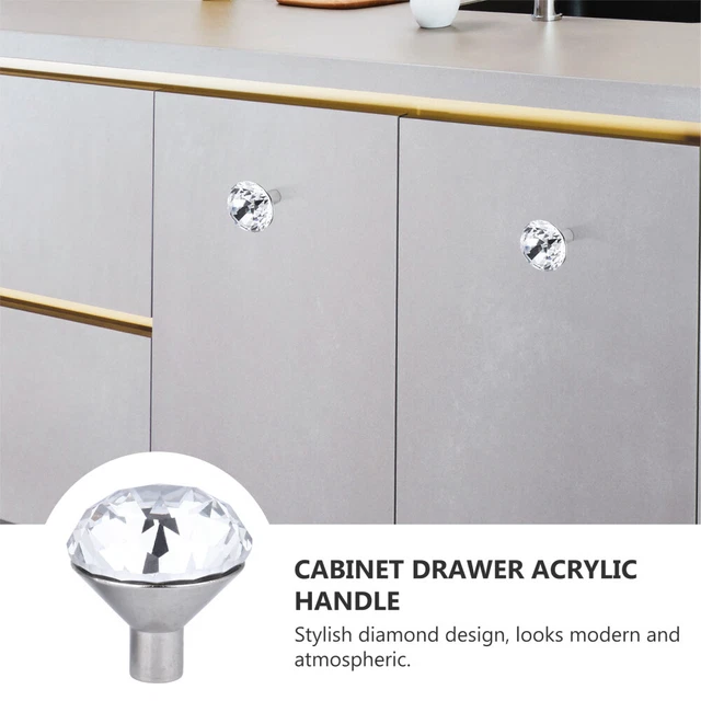 4 Pcs Cupboard Knobs Door Knobs Handle Drawer Pulls Wardrobe 4