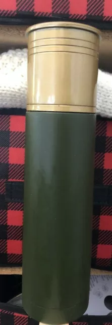 Metal and Plastic Shotgun Shell Thermos / Flask 