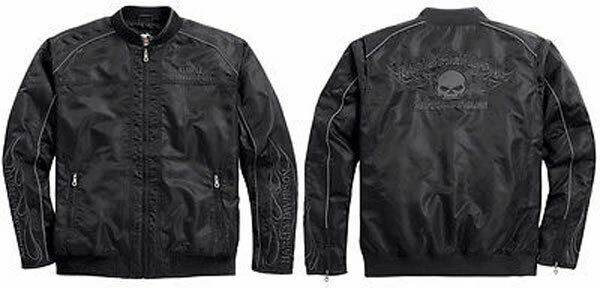Blouson Moto Perfecto Harley Davidson Cuir Noir, Taille XXL – Style Aviateur Schott Douglas