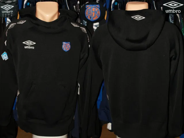 Aalesunds FK Norwegen Umbro Reißverschluss Taschen Kapuze Sweatshirt Oberteil