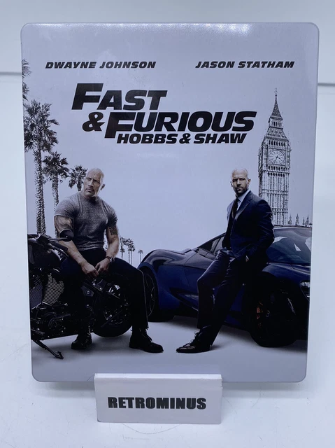 blu ray Fast and Furious Hobbs and Shaw Steelbook Version Française