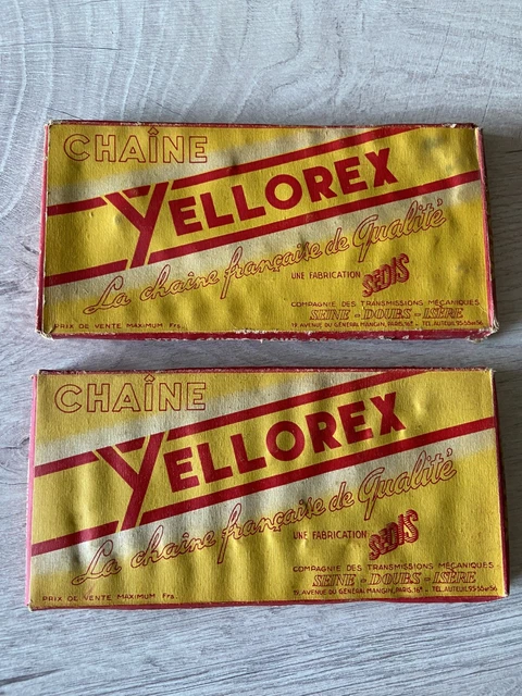 Chaîne Vélo Sedis S 104 Maillons – Pour 3x5 Vitesses – Longueur 133 Cm – Vintage Occasion