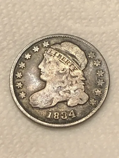 1834 capped bust dime