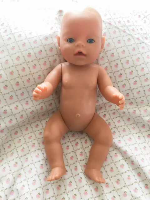 Zapp Creation  Quality Made 17 inch Baby born Female doll. VGC 3