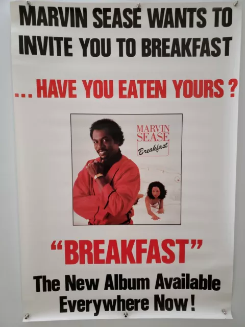 RARE MARVIN SEASE Breakfast Original 1980s Vintage R&B Music Promo ...