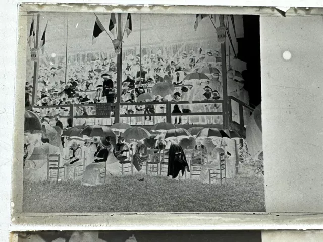 Boîte Bois 80 PHOTOS PLAQUE VERRE 45x107 Scènes De Vie Et Rues 1900 Foule Animée