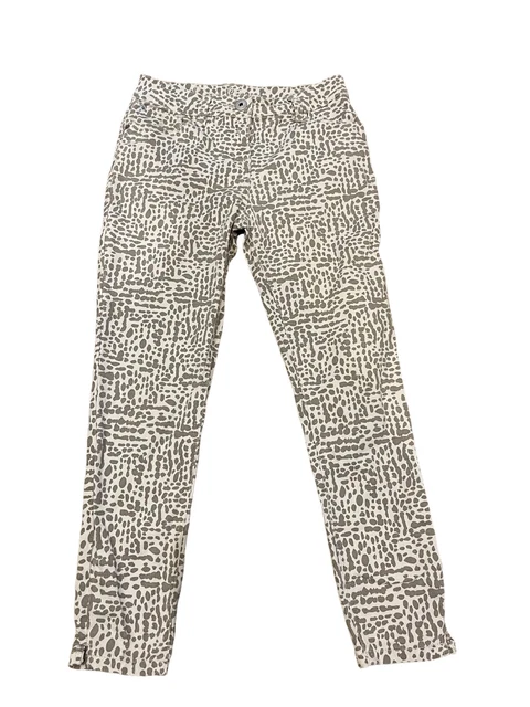 Jeans skinny in denim grigio crema George taglia 8 (EG03)