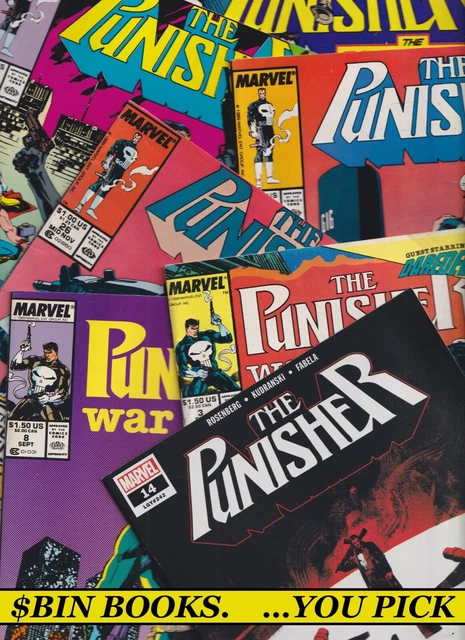 CLEARANCE BIN: PUNISHER VG MARVEL KNIGHTS MAX Ennis MARVEL comics  BIN 0905