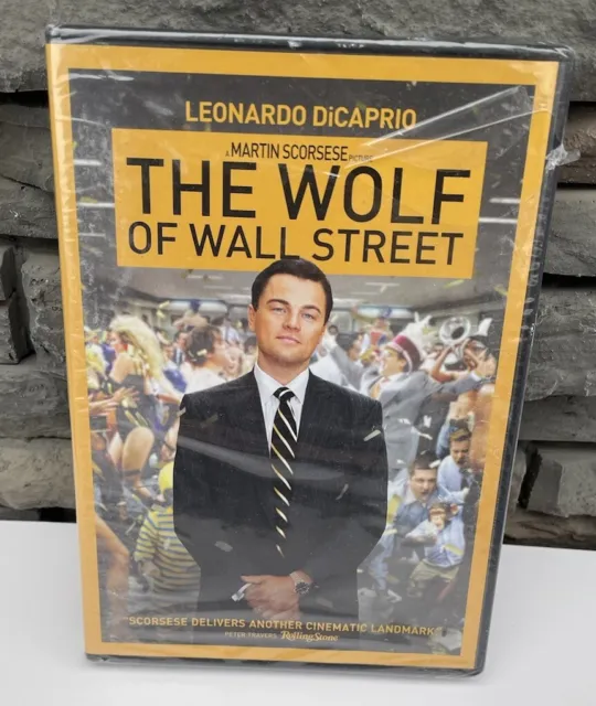 The Wolf of Wall Street Leonardo Dicaprio  Margot Robbie 2013 DVD New Sealed