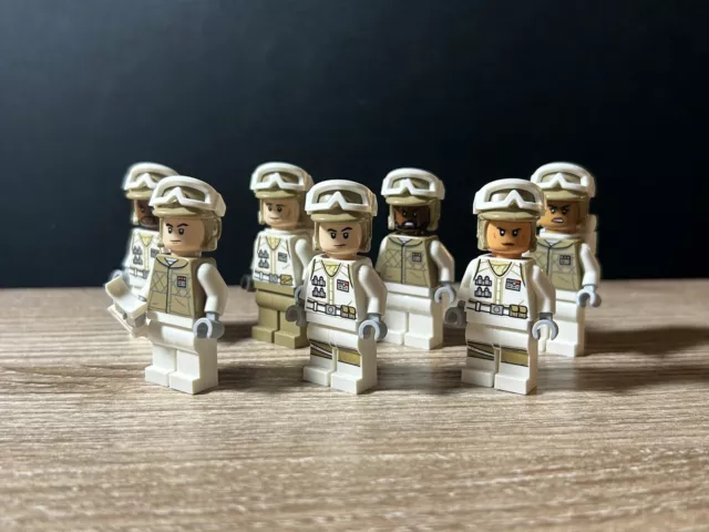 LEGO Star Wars Rebel Hoth Trooper Minifigures LOT OF 7
