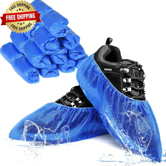 200Pcs/100Pairs Waterproof Shoe Covers Disposable Non Slip, Disposable Shoe Cov