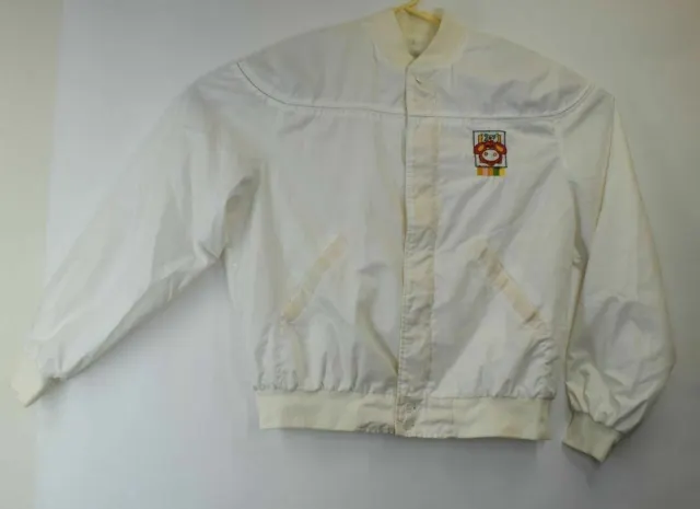 Made Expressly 4 John Deere White Unbranded Red Cow Jacket Vintage 60s-80s Rare!