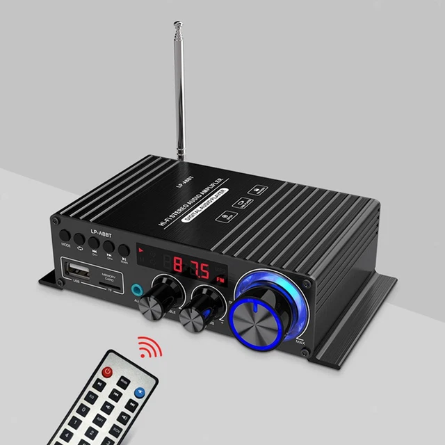 Amplificateur de puissance audio USB/TF haute puissance Amplificador FM pour