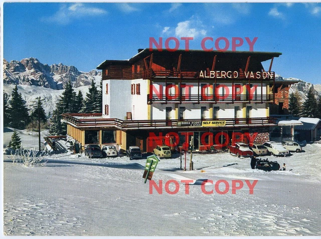 Cartolina Albergo Vason - Vason di Monte Bondone - viaggiata 1966 - rarità