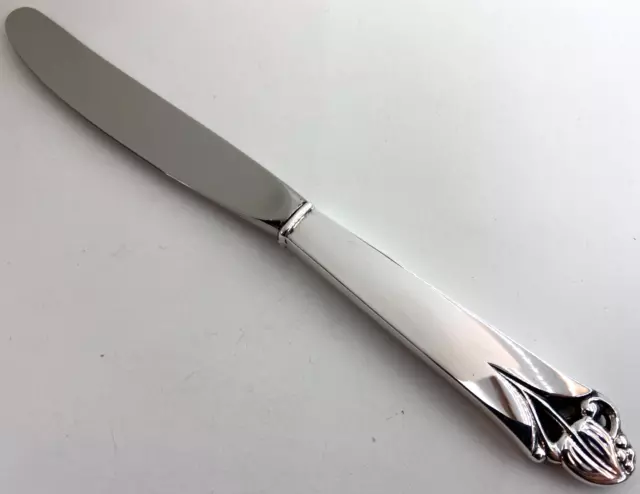 Frank Smith Woodlily Sterling Silver Dinner Knife 8 7/8"