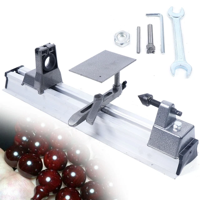 DIY Bench Multifunctional Micro Lathe Trapezoidal Base Cutting Drilling Tool NEW