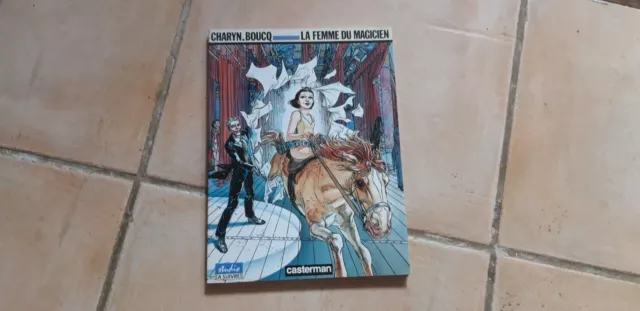 BD La Femme du Magicien Boucq/Charyn EO Casterman 1986 couverture dépliée