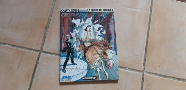 BD La Femme du Magicien Boucq/Charyn EO Casterman 1986 couverture dépliée