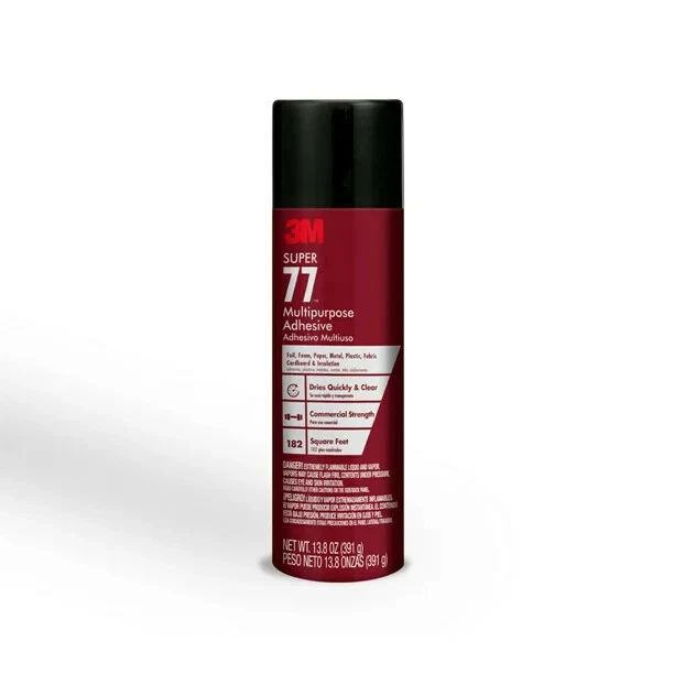 3M Super 77 Multipurpose Spray Adhesive, 13.8 oz - FREE SHIPPING