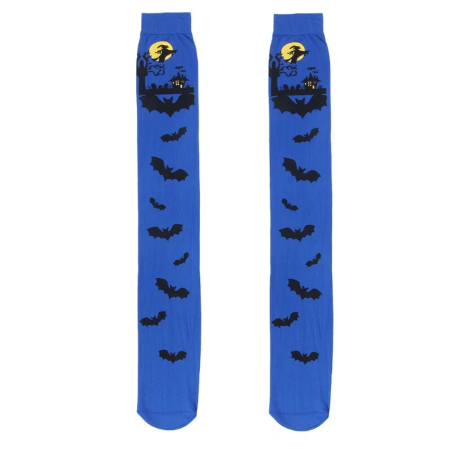 Halloween Stockings Long Socks Knee High Bat Fashion Cosplay