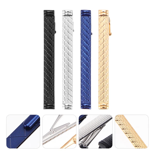 4 Pz Pratiche Cravatta Oro Uomo Abbigliamento Formale